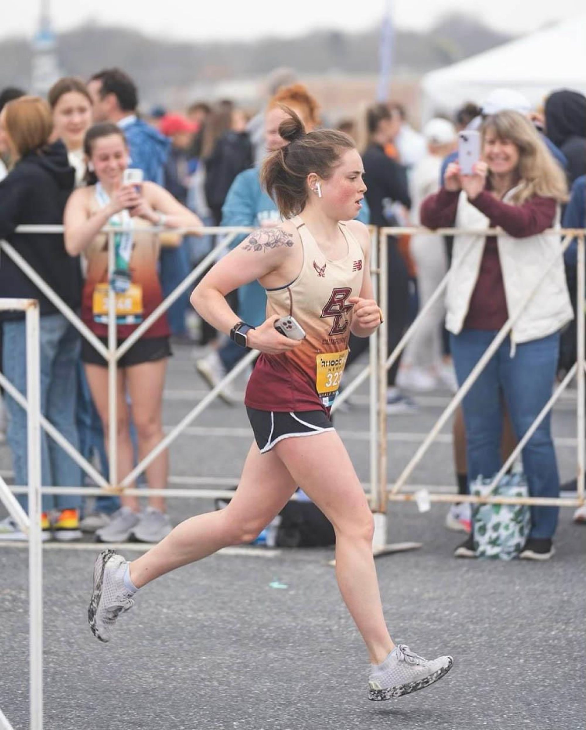 Runners on the course