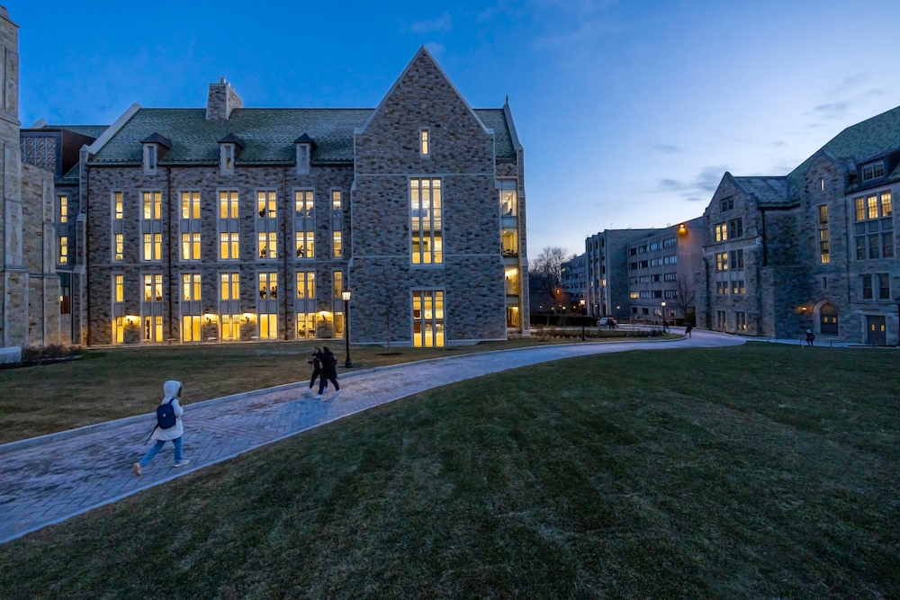 January 24, 2022 -- The new integrated science building at 245 Beacon Street.