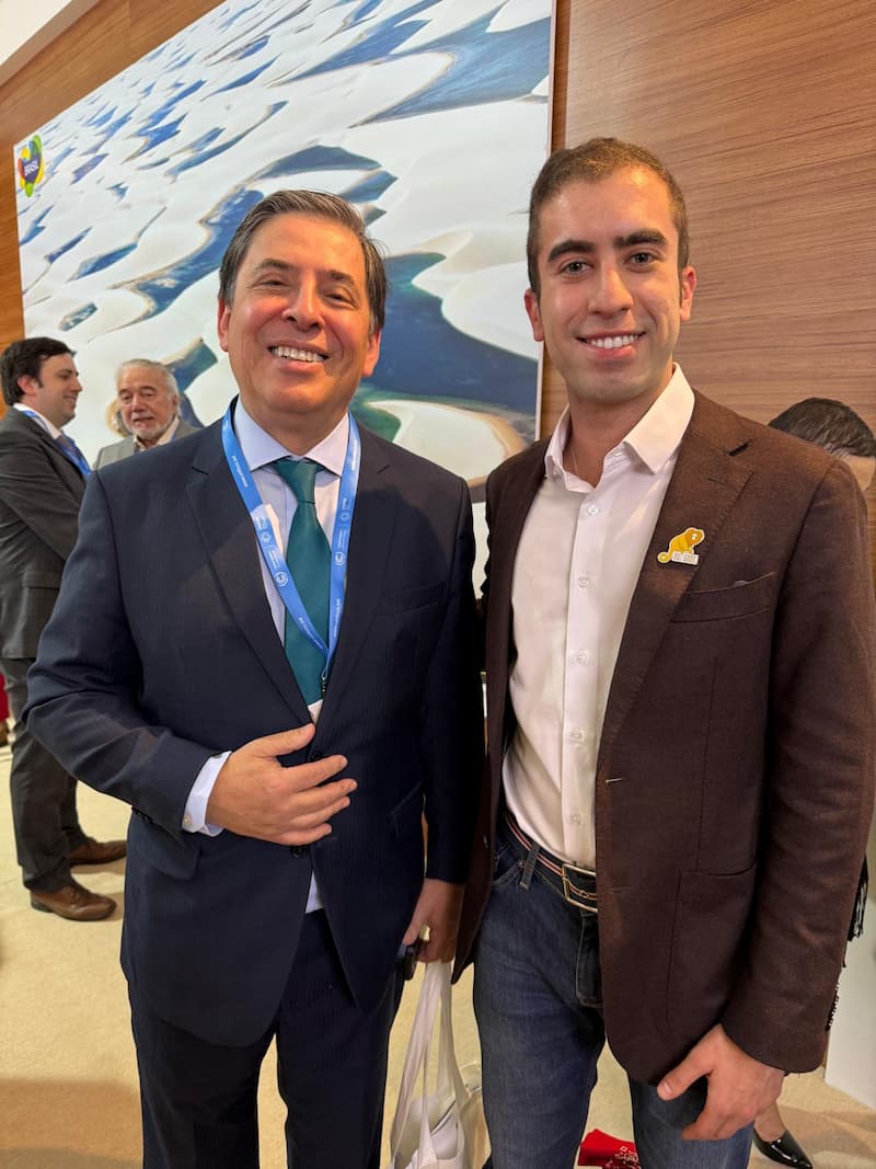 Gustavo with another COP attendee