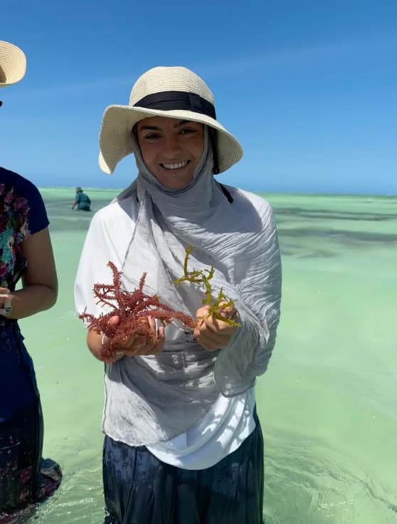 Julia Wowkun in Zanzibar
