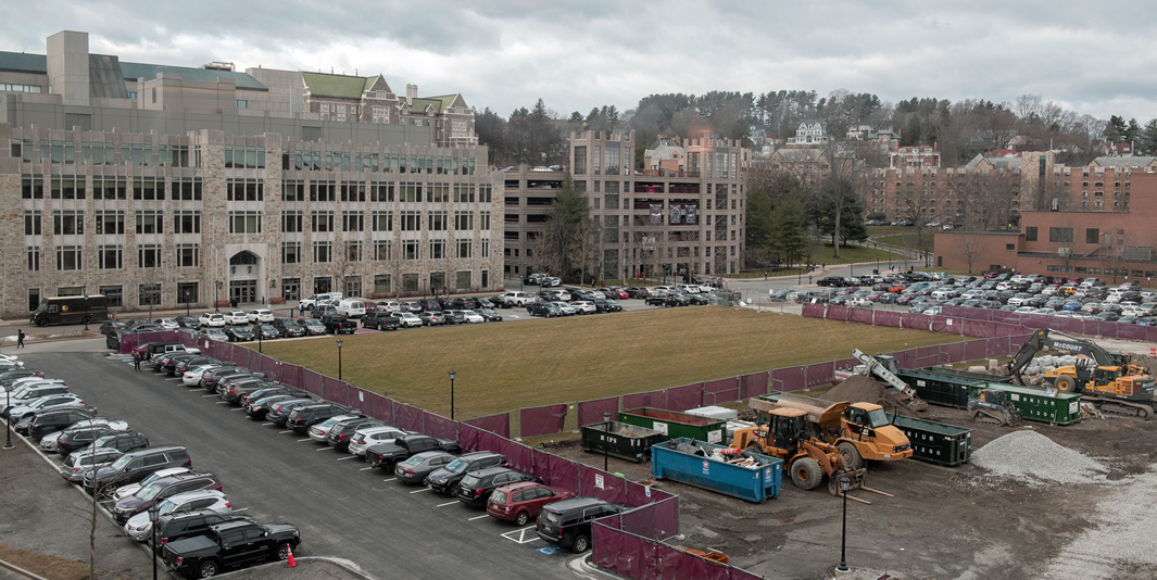 Campus construction site