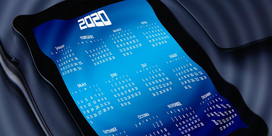 2020 calendar