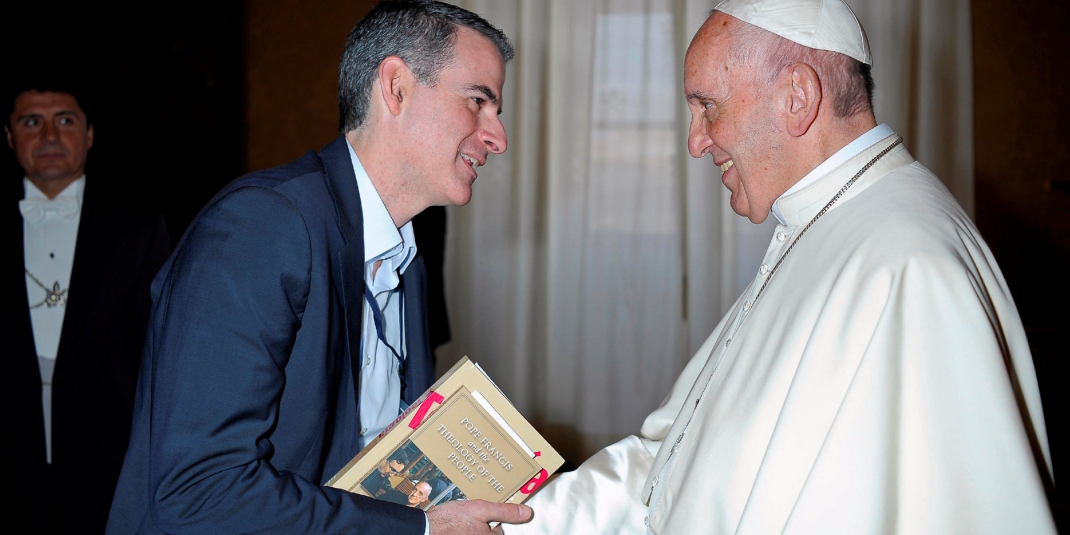 Rafael Luciani and Pope Francis