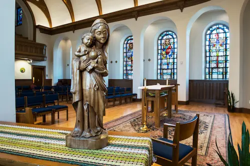 Simboli Hall (STM) Chapel at Boston College.