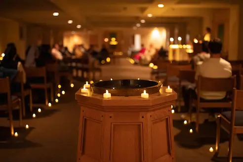 St. Joseph's Chapel in Gonzaga Hall at Boston College.