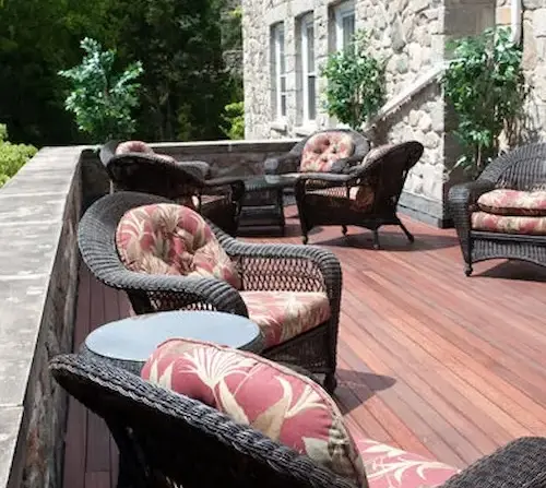 The outdoor space of the retreat center for the Three Day Sabbatical.