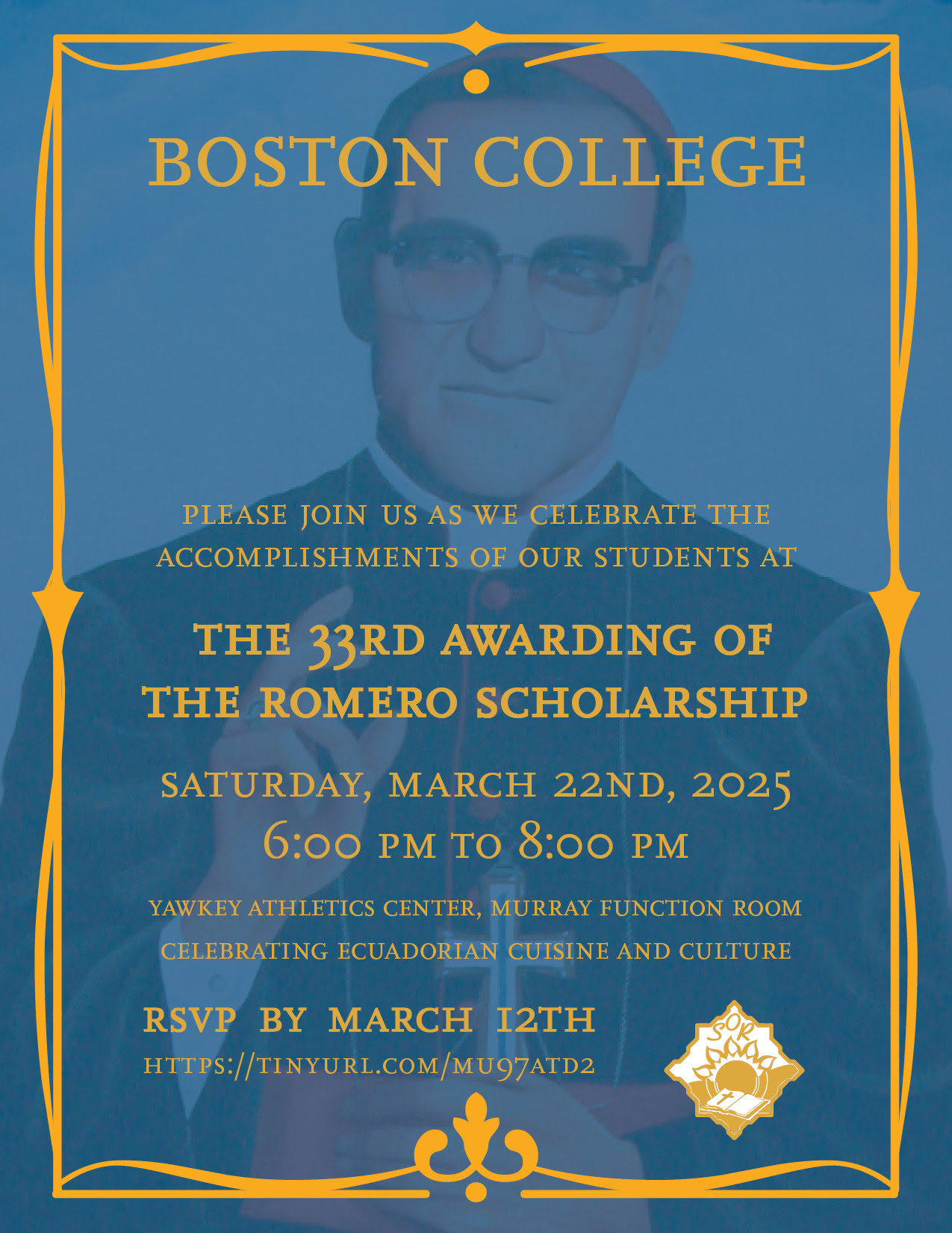 2025 Romero Scholarship Invitation