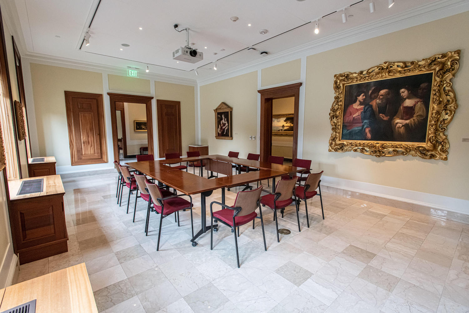 Rooms in the BC Conference Center at 2101 Comm. Ave. photographed for use in the Events Management web project. Room 107.