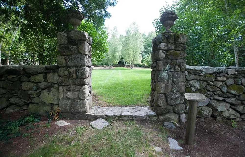 St. Cecelia's Garden entrance