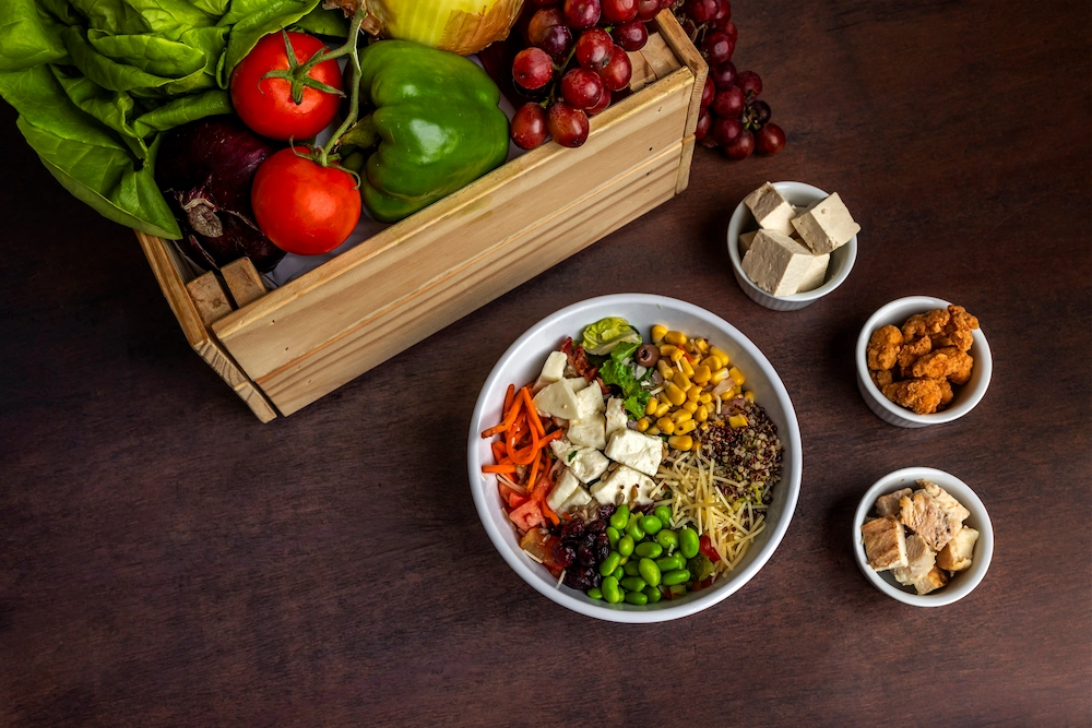 Tofu dishes from the BC dining hall.