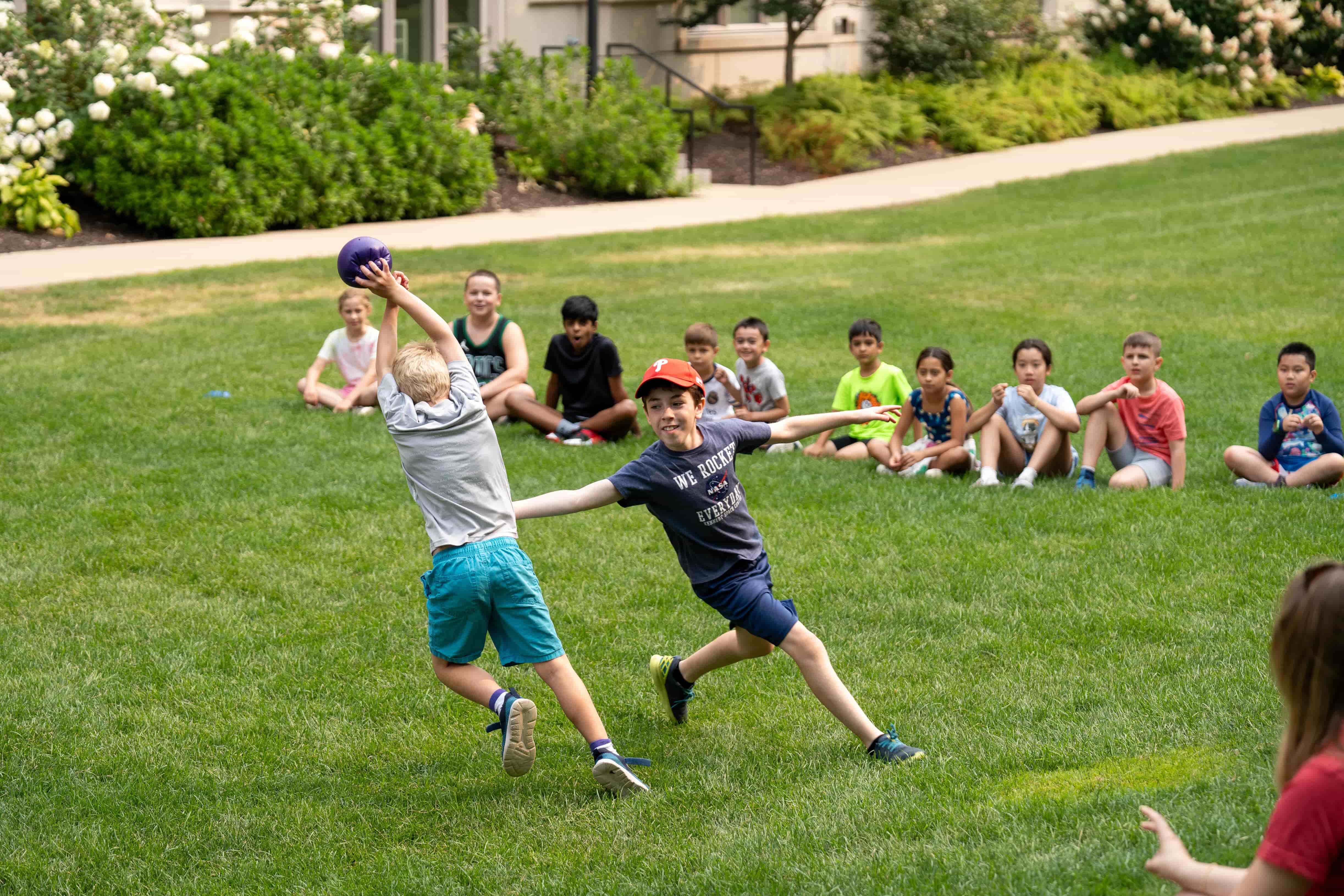 students in front of Gasson