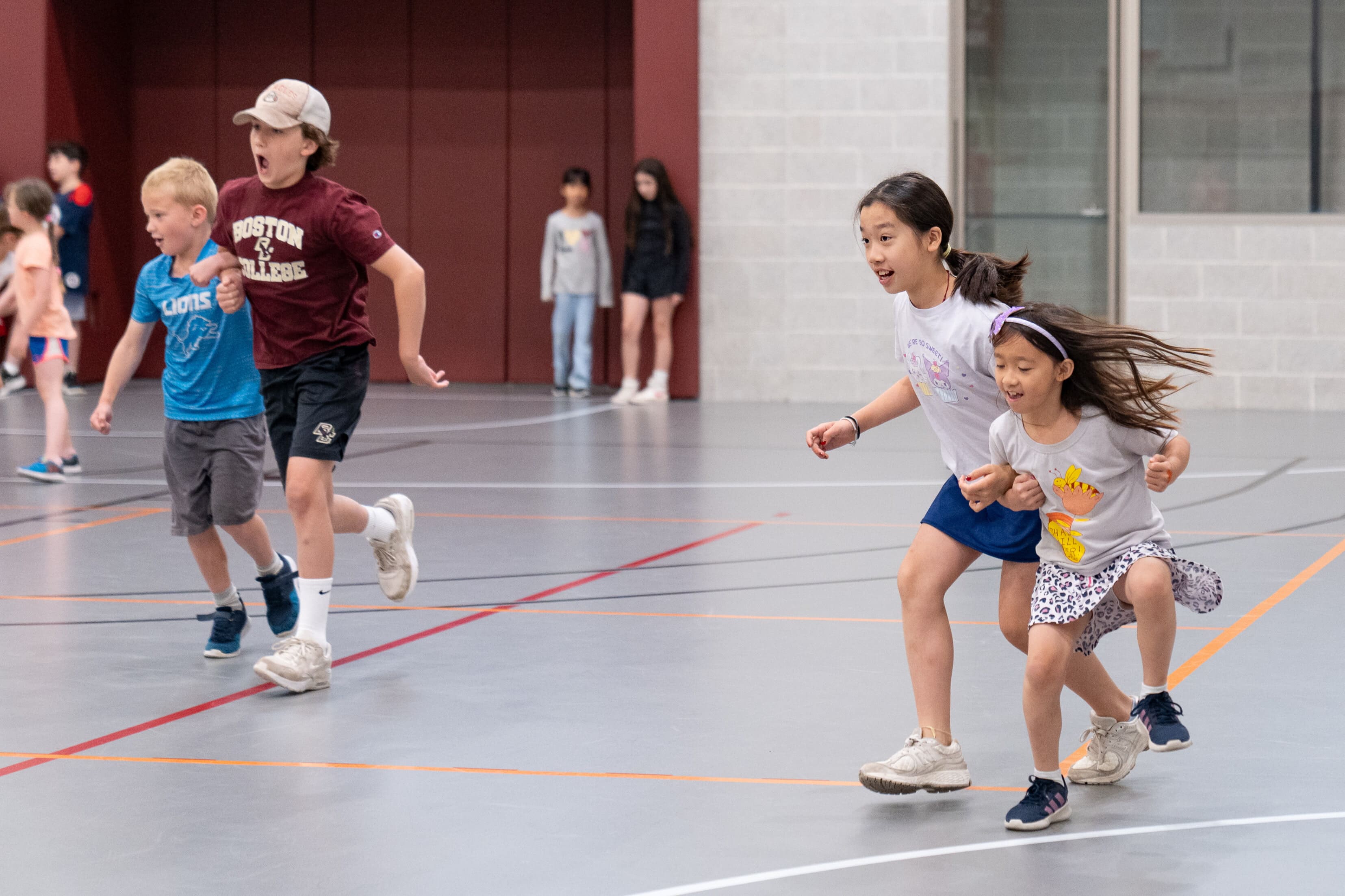 students in front of Gasson
