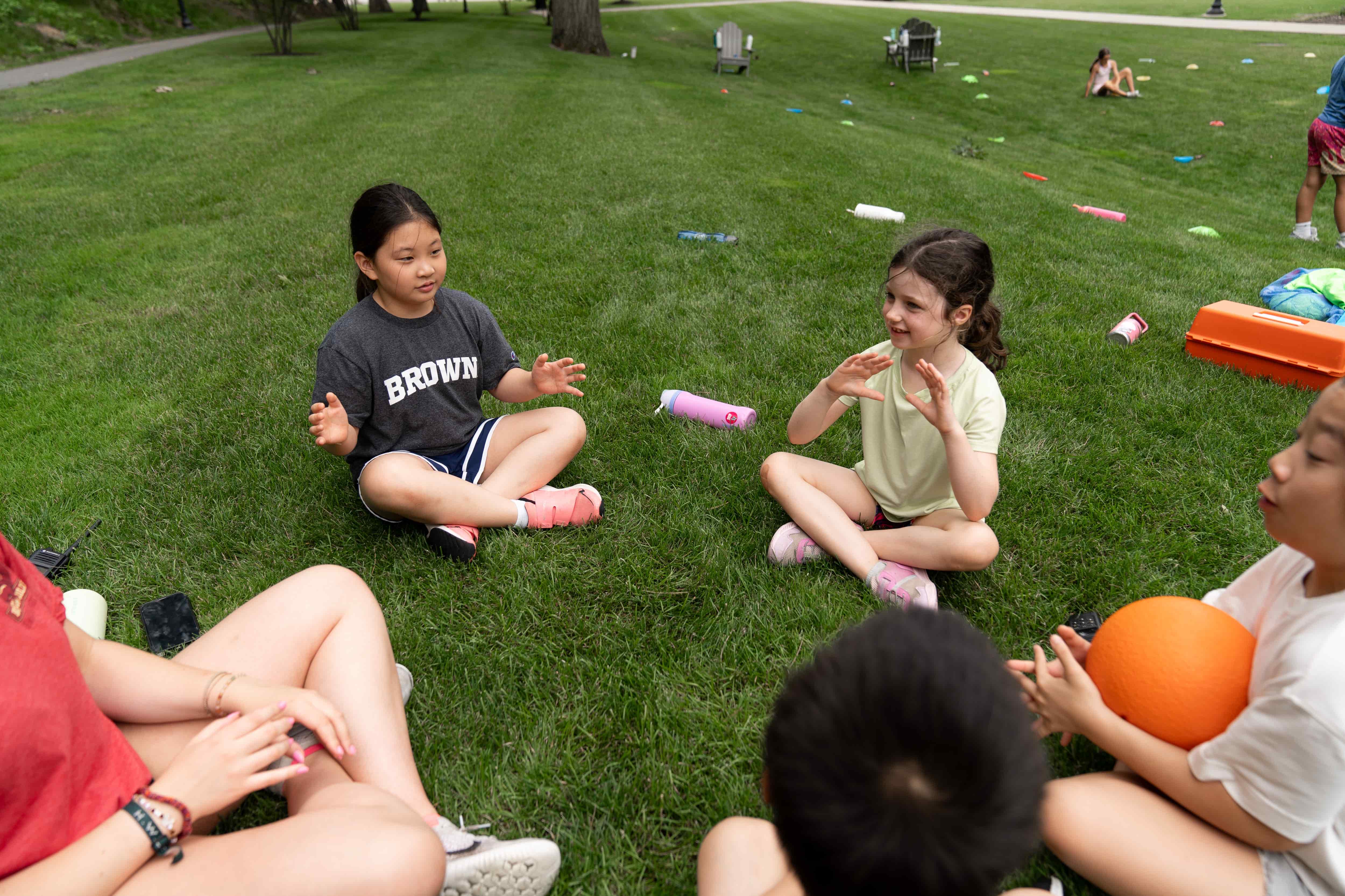 students in front of Gasson
