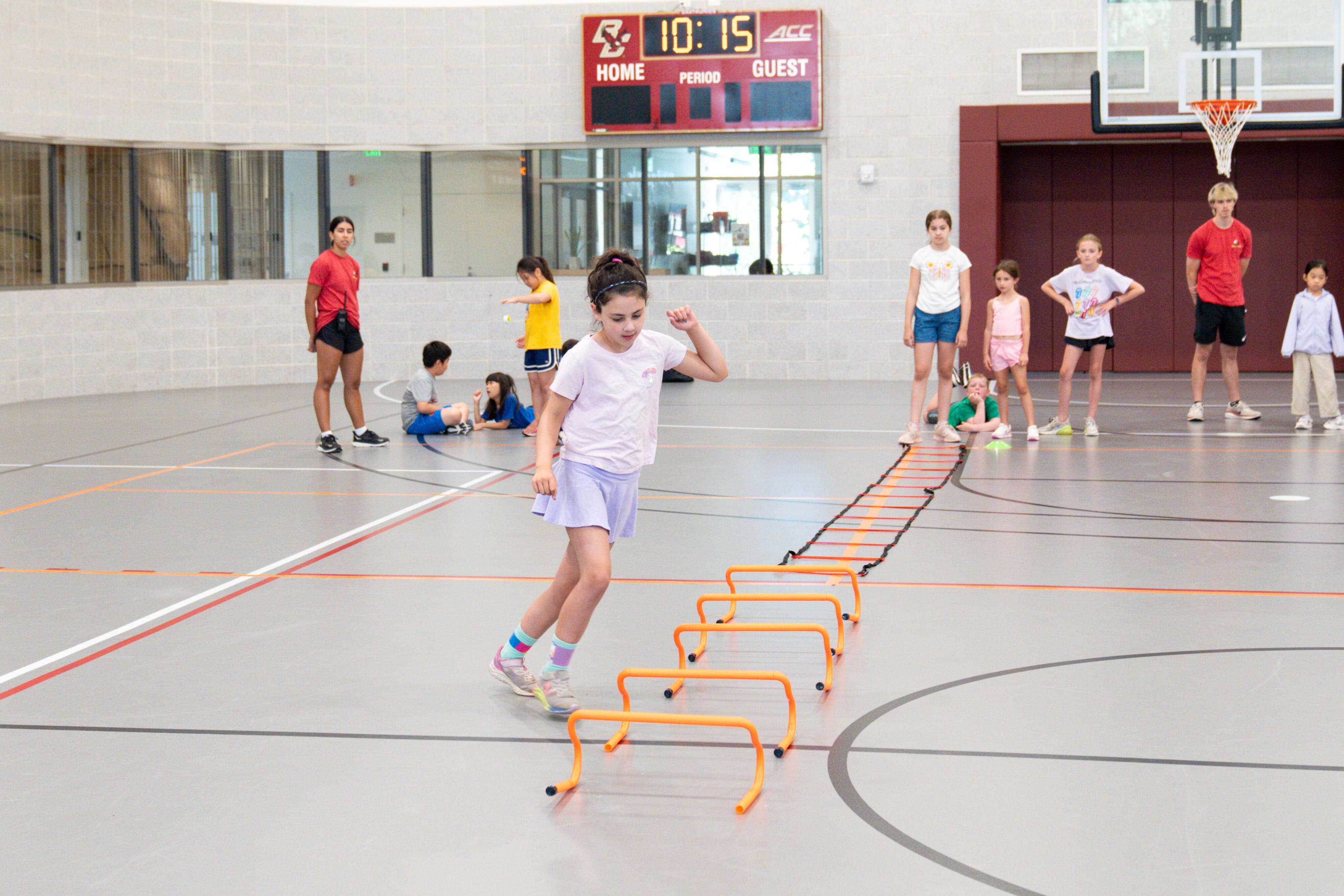 students in front of Gasson