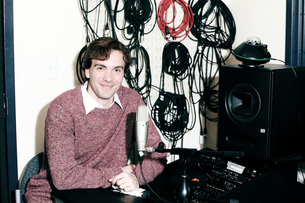 Since grade school, Dylan Carollo '25 has been forging his own path via radio waves. 