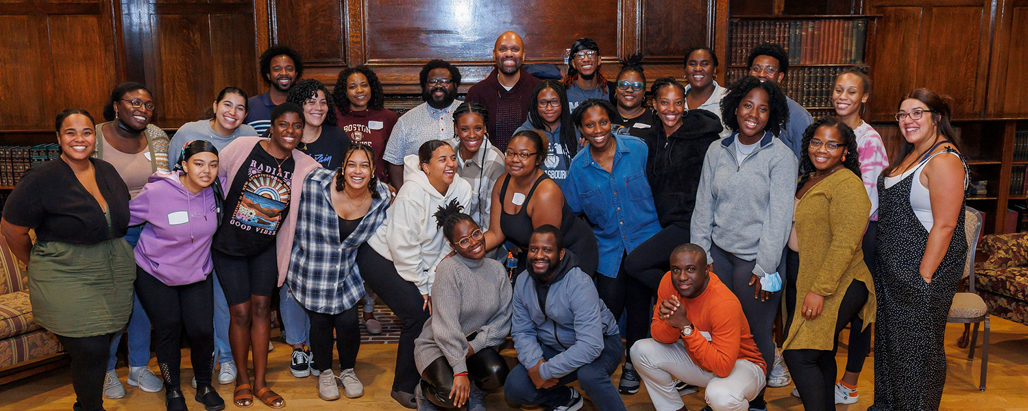 Black Leadership Initiative students at the annual BLI retreat