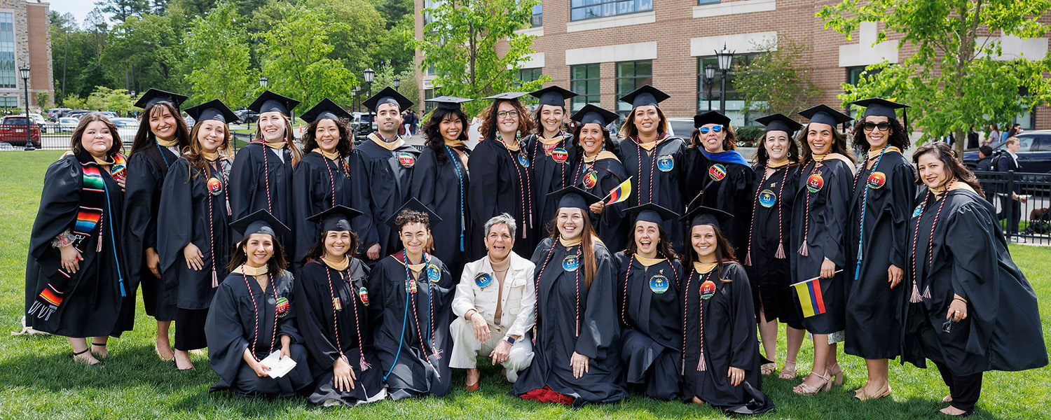Latinx Leadership Initiative students at the diploma ceremony
