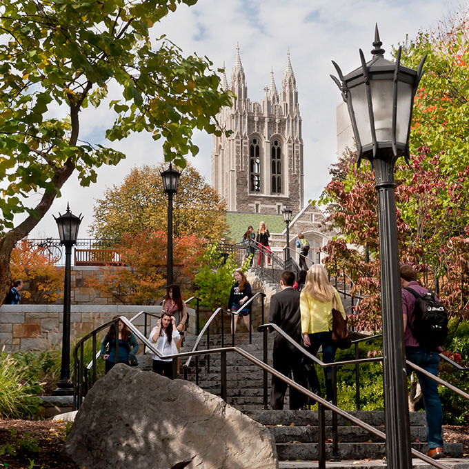 Boston College campus