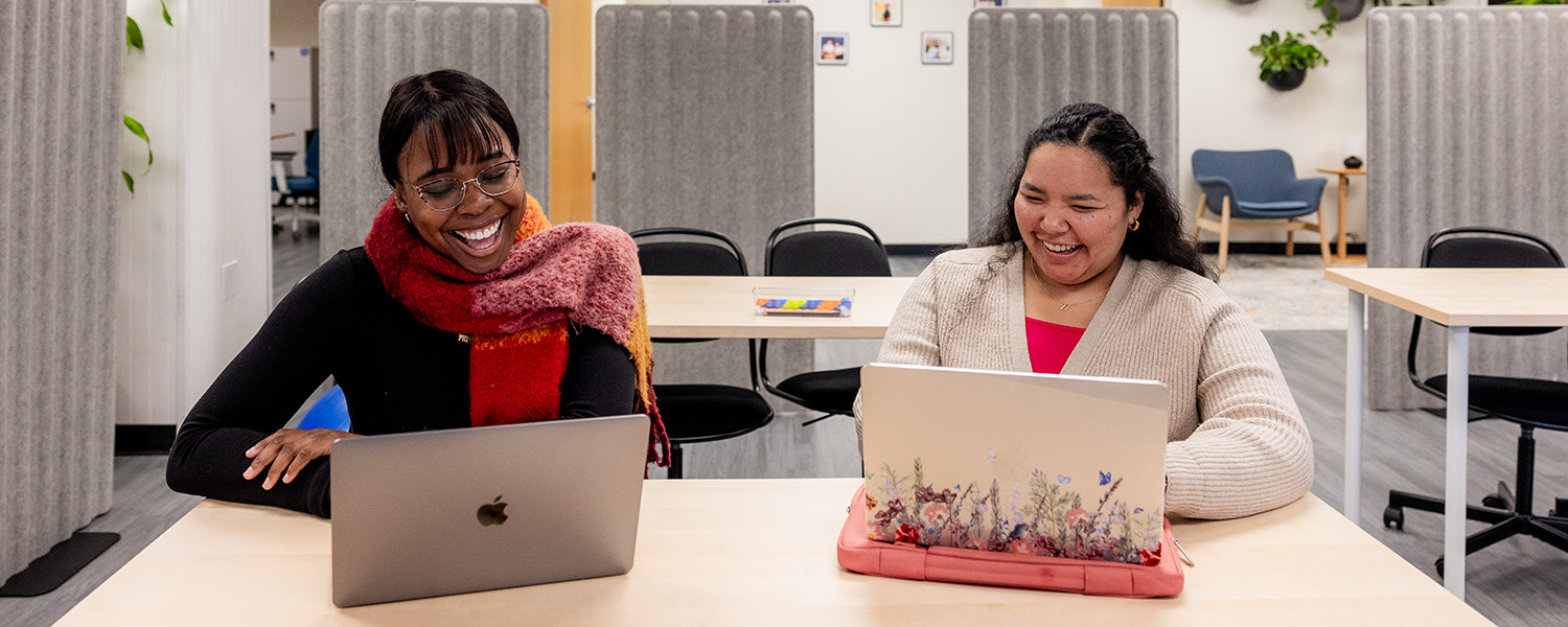 SSW student working in the field