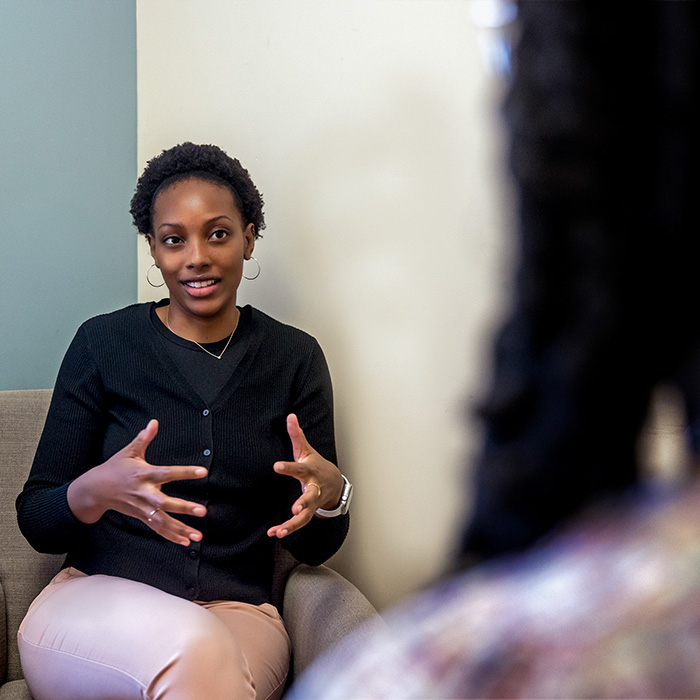 BCSSW students training at the Dimmock Health Center
