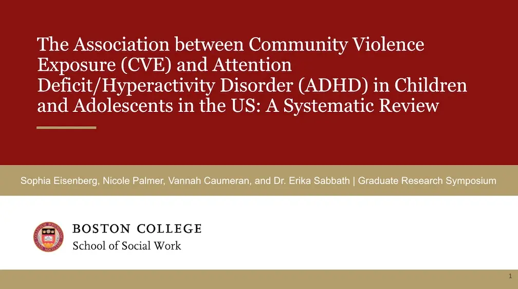 Presentation at BC Research Symposium