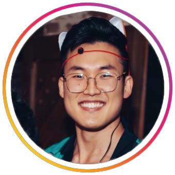 Instagram profile photo smiling