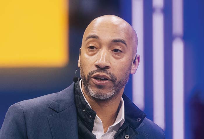 Shelley Stewart speaking at a conference