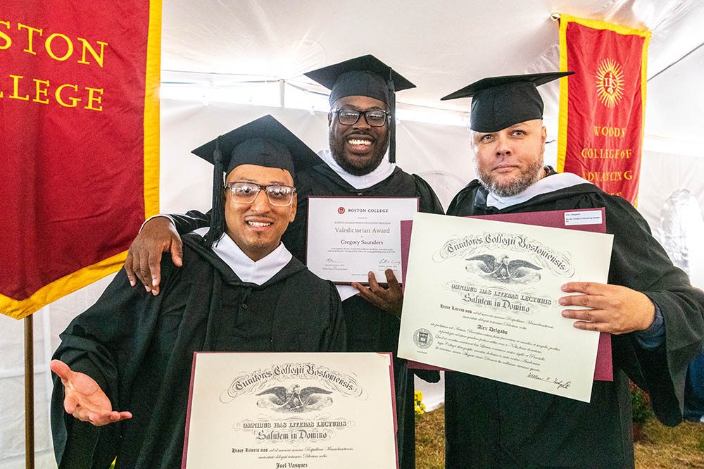 The BC PEP Class of 2024 with their diplomas.