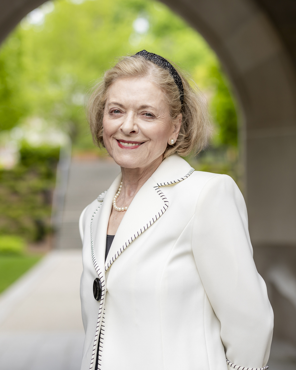 May 15, 2024 -- Laura Bitran, Staff Assistant, Office of Governmental & Community Affairs, Boston College, who is retiring after 30 years of service at Boston College.
