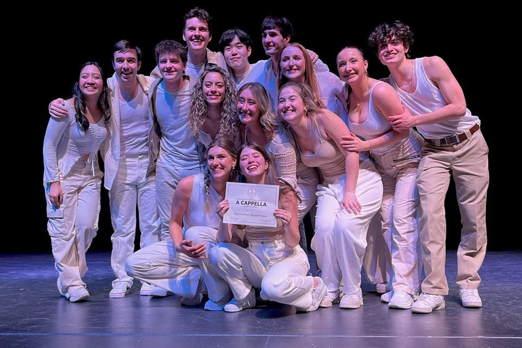 Dynamics in a group on stage