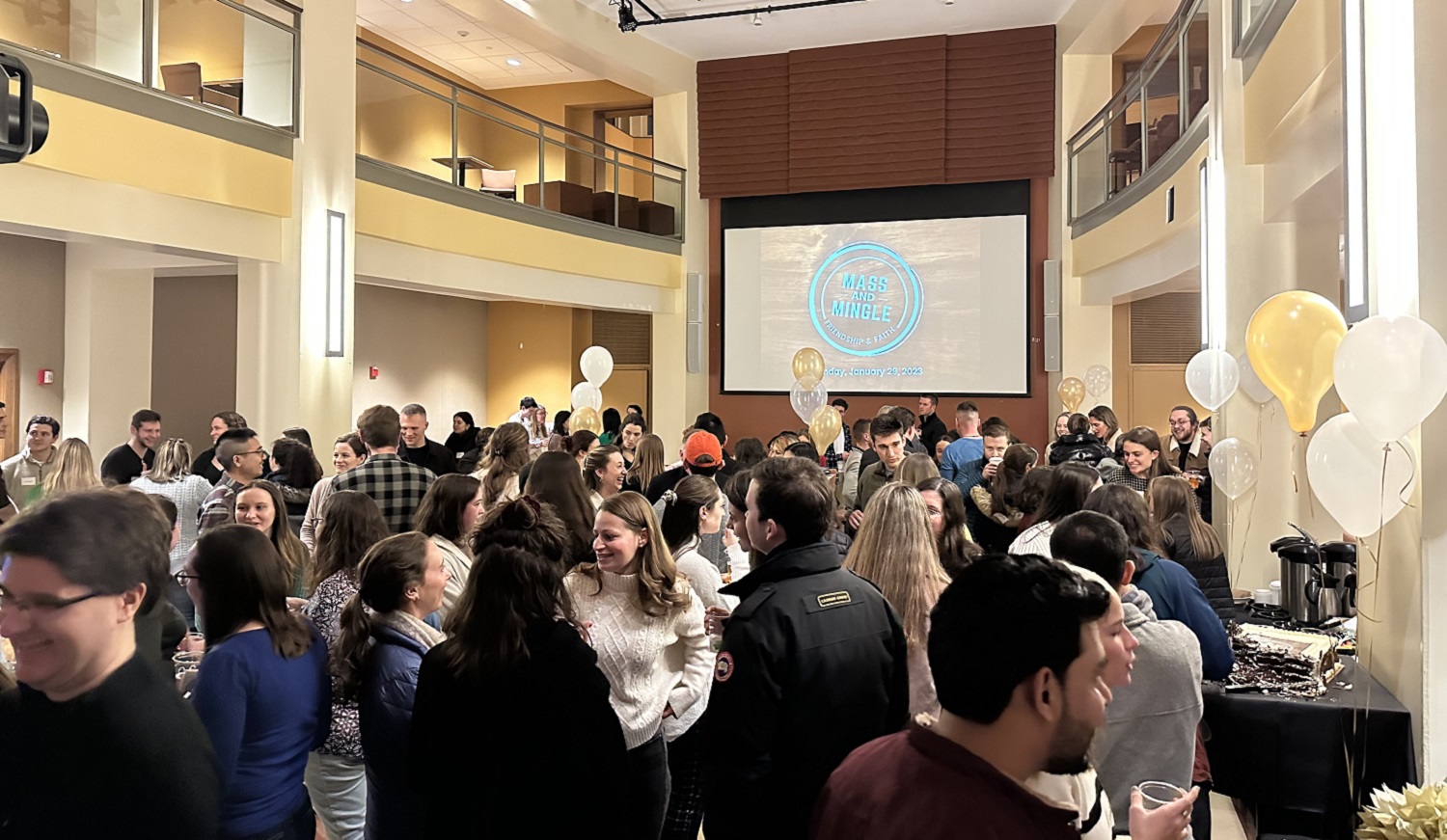 C21 Mass & Mingle event