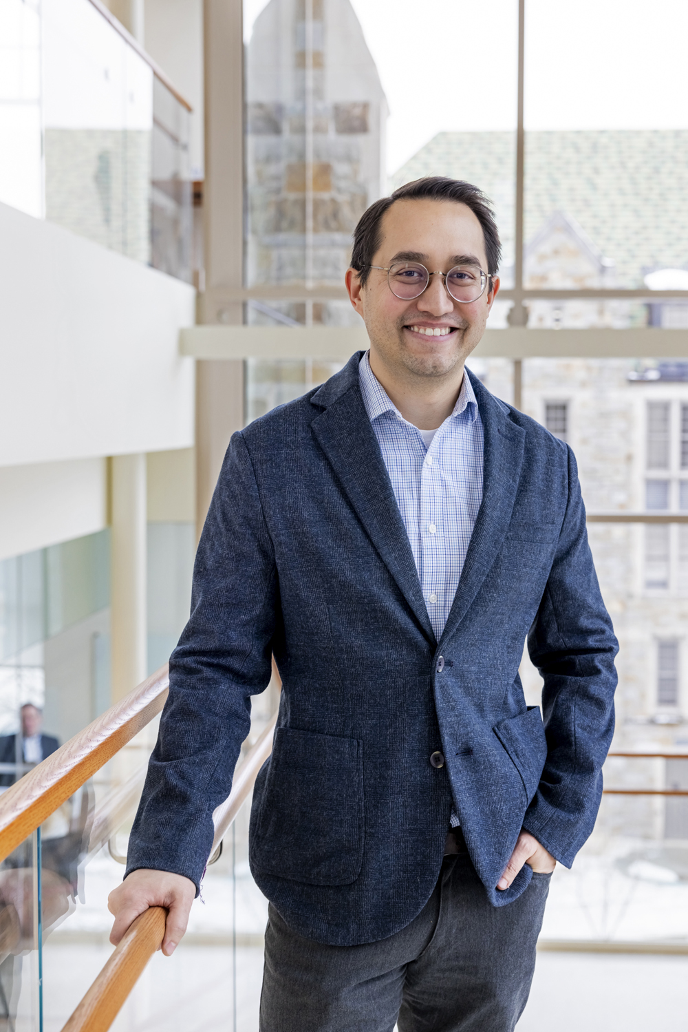January 23, 2024 -- Bryan Ranger, Assistant Professor of Engineering at Boston College's Morrissey College of Arts & Sciences.