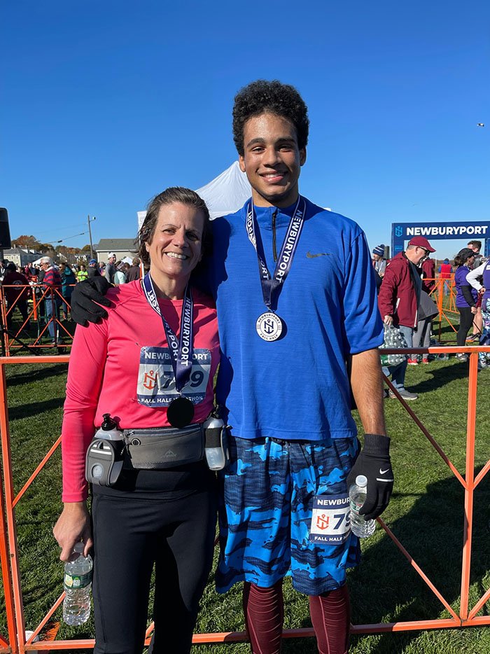 James Redding and his mother