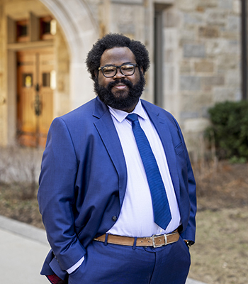 April 3, 2023 -- Samuel L. Bradley, Jr., Assistant Professor of Macro Practice at Boston College's School of Social Work.
