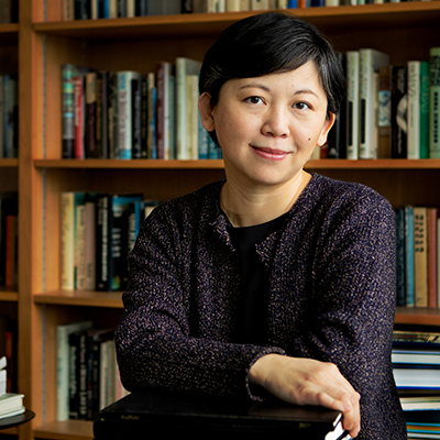 Yiyun Li, Professor, Creative Writing, Lewis Center for the Arts, News South, teaching a course.