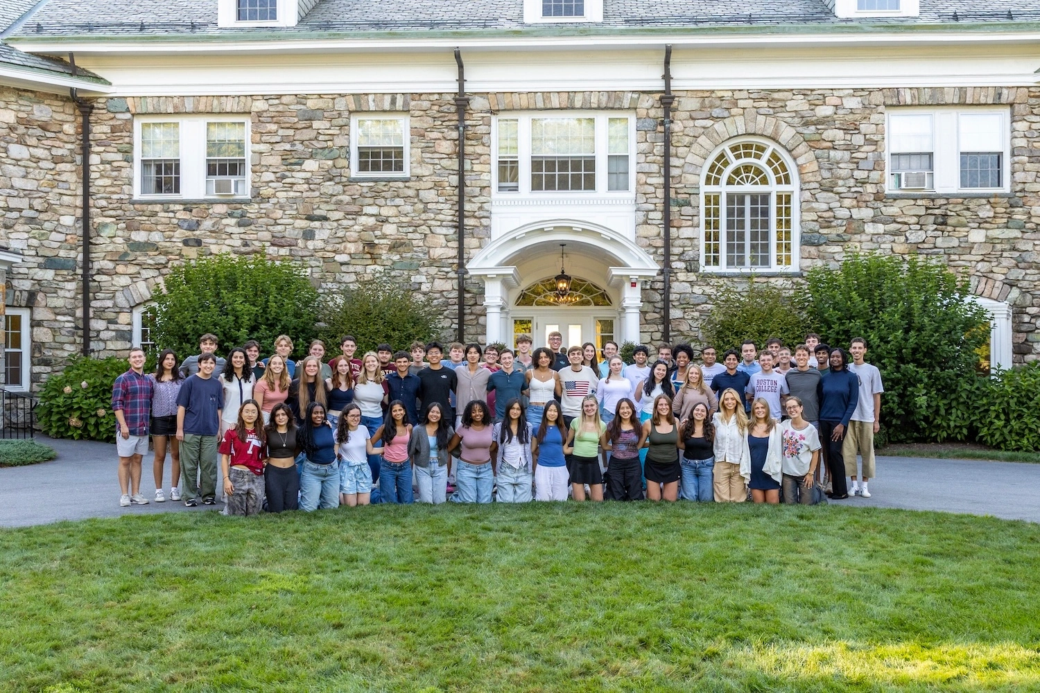 A group photograph of the Presidential Scholars