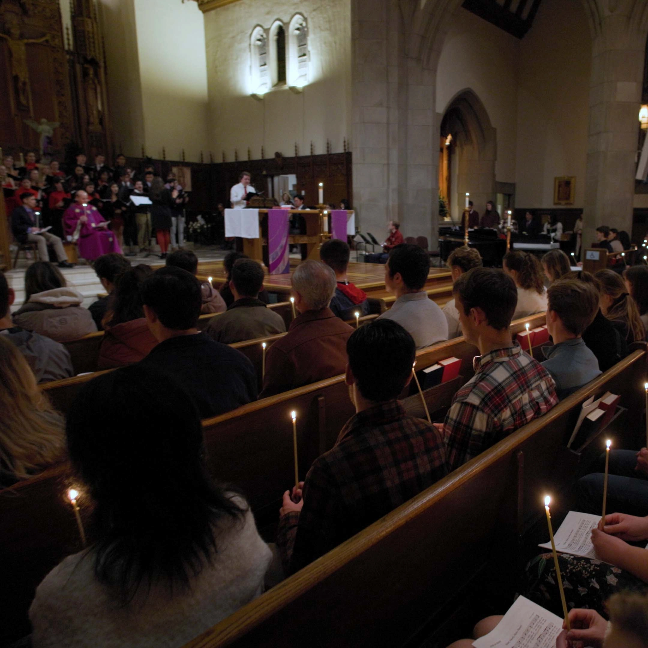 Candlelight mass