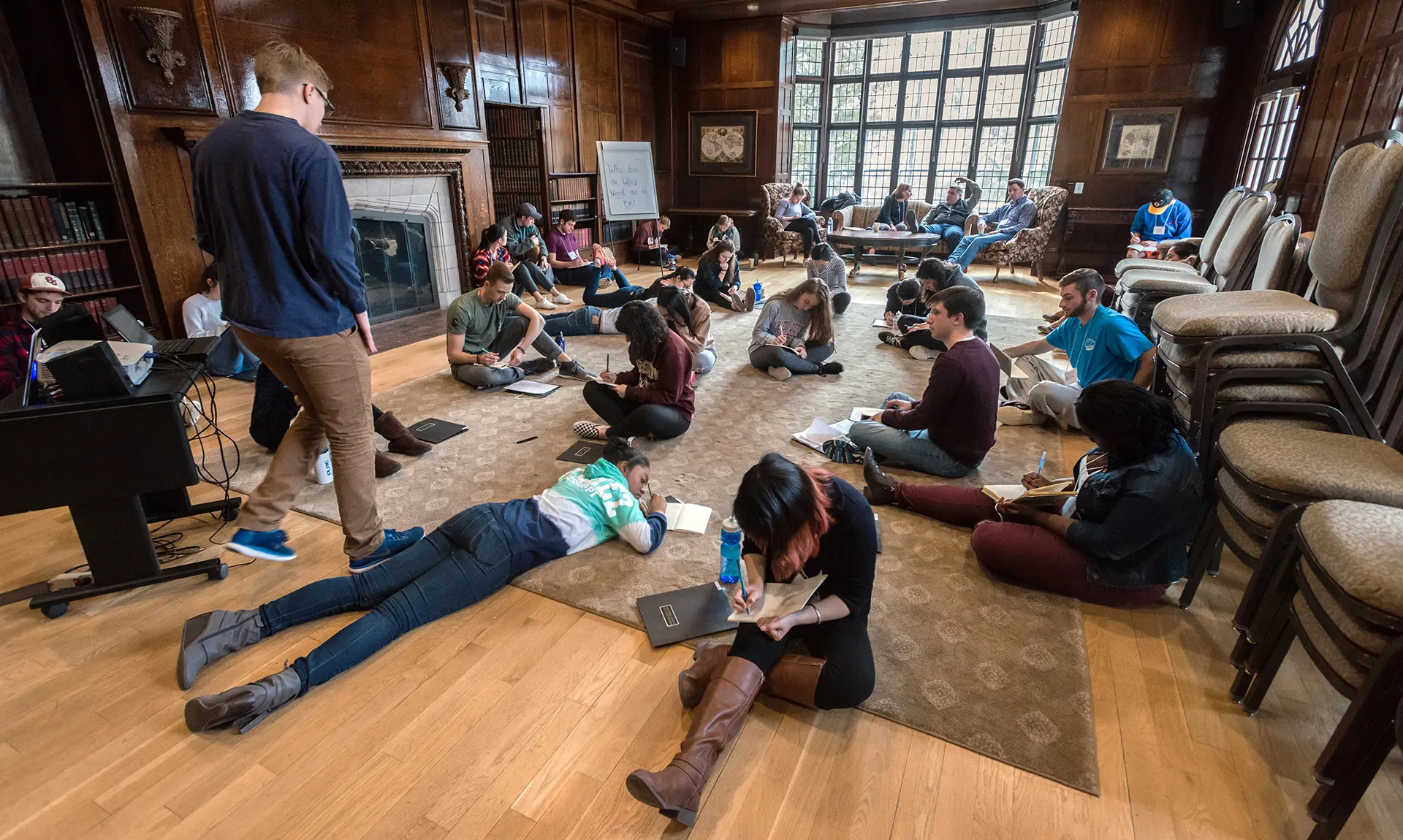 Students at Retreat