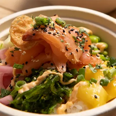 Salmon bowl