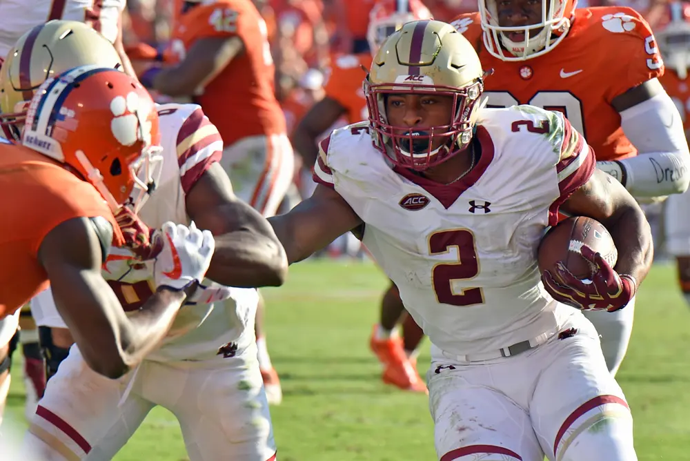 AJ Dillon playing football