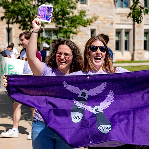 Club members at Involvement Fair