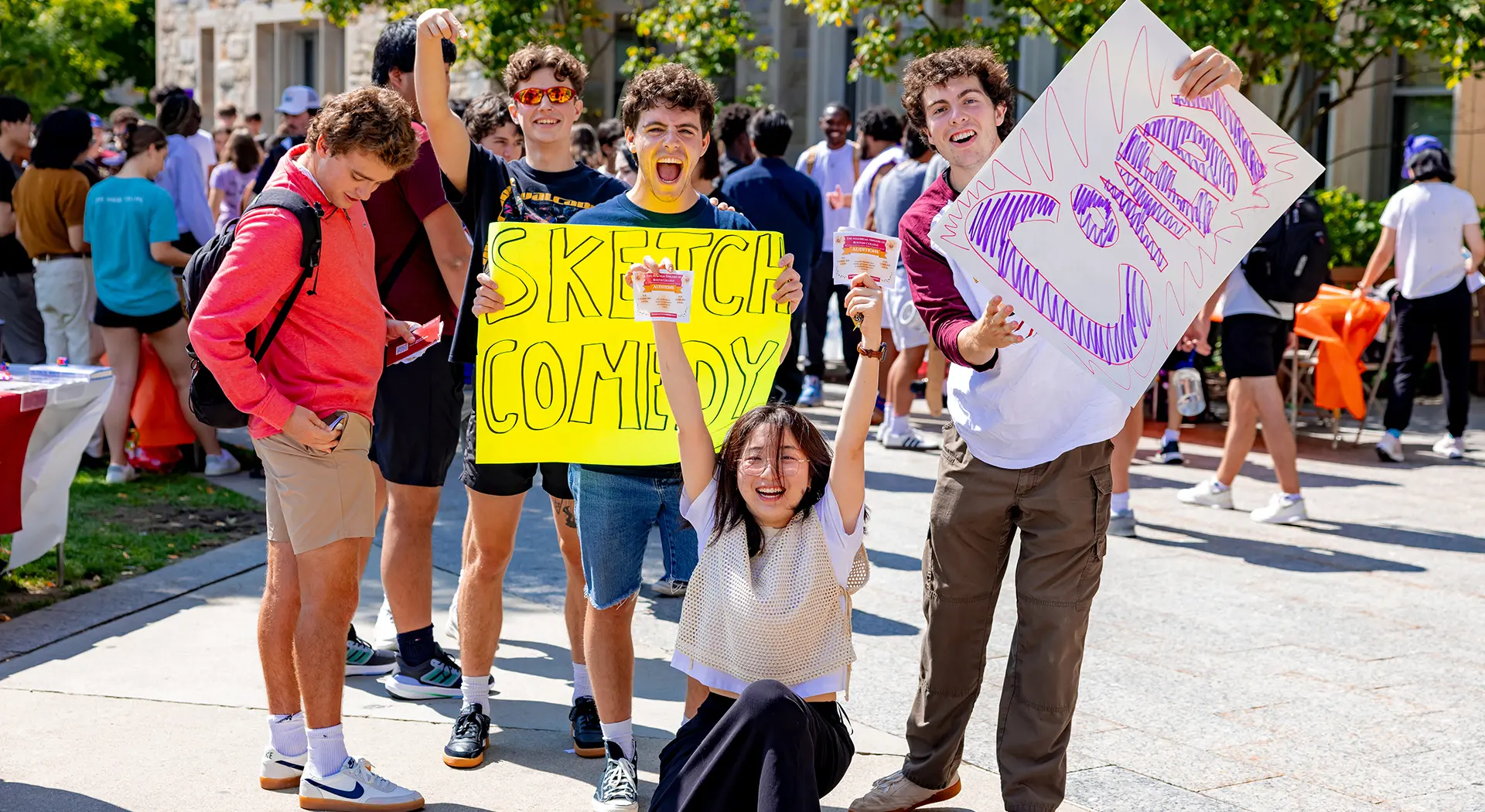 Students at Involvement Fair